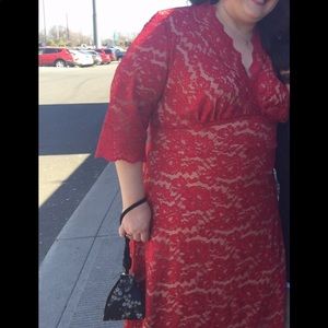 Red Lace Dress